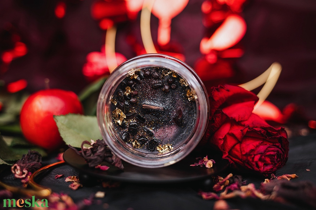 Lady Lilith szójaviasz illatgyertya - otthon & életmód - gyertya, illat, aroma - gyertya - Meska.hu