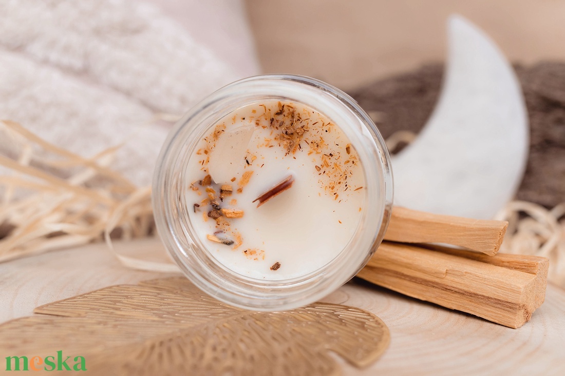 Purify Spell szójaviasz illatgyertya - otthon & életmód - gyertya, illat, aroma - gyertya - Meska.hu