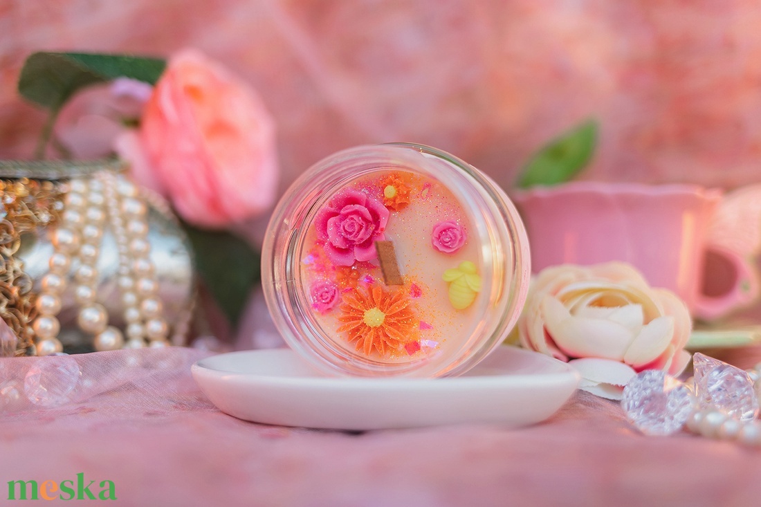 Oh, M�Lady szójaviasz illatgyertya - otthon & életmód - gyertya, illat, aroma - gyertya - Meska.hu