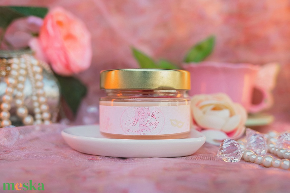 Oh, M�Lady szójaviasz illatgyertya - otthon & életmód - gyertya, illat, aroma - gyertya - Meska.hu