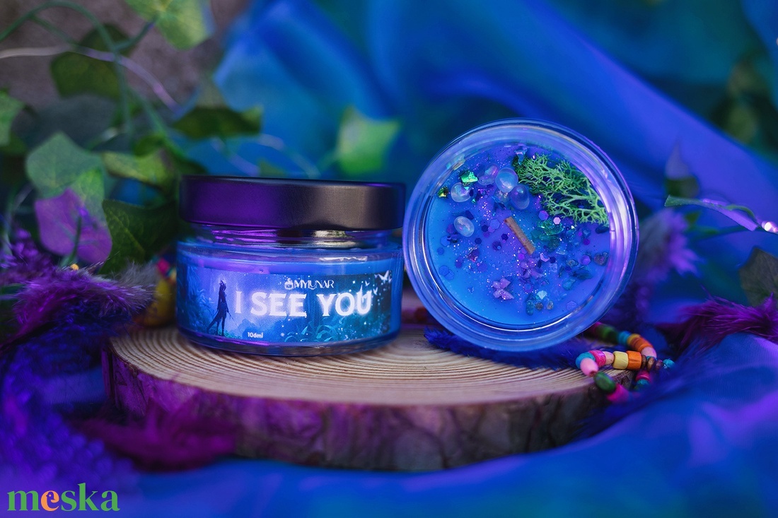 I See You szójaviasz illatgyertya - otthon & életmód - gyertya, illat, aroma - gyertya - Meska.hu