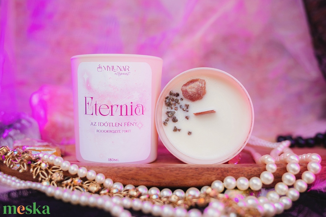 Eternia szójaviasz illatgyertya - otthon & életmód - gyertya, illat, aroma - gyertya - Meska.hu