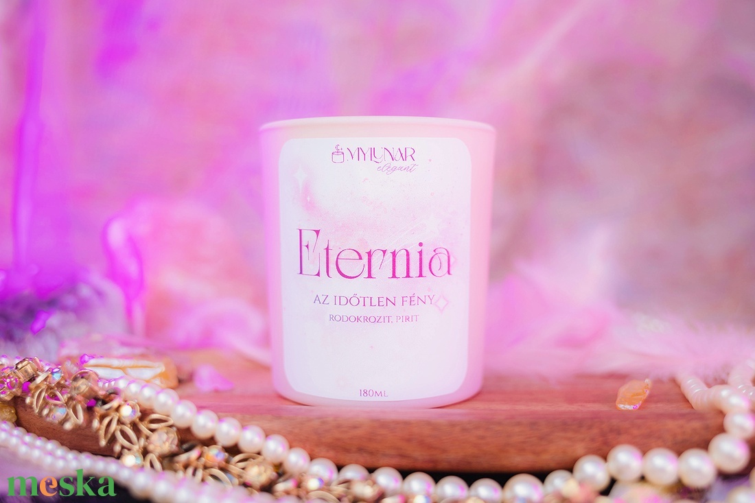 Eternia szójaviasz illatgyertya - otthon & életmód - gyertya, illat, aroma - gyertya - Meska.hu