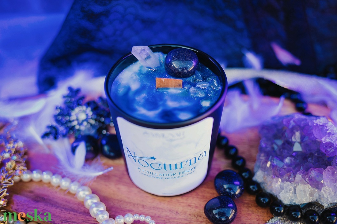 Nocturna szójaviasz illatgyertya - otthon & életmód - gyertya, illat, aroma - gyertya - Meska.hu