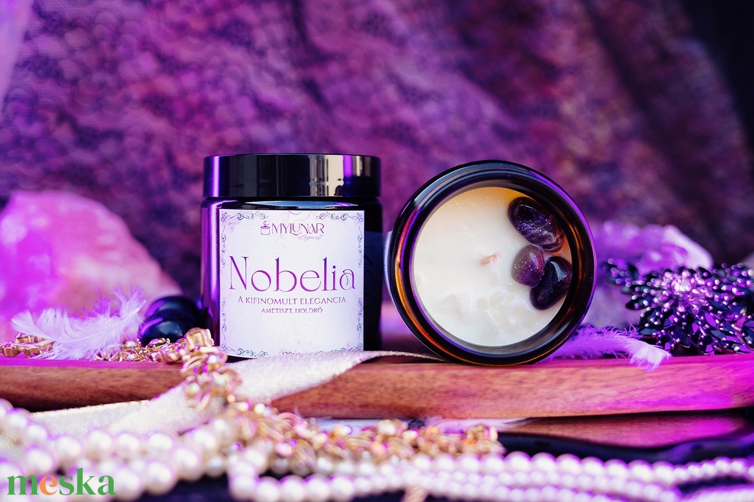 Nobelia szójaviasz illatgyertya - otthon & életmód - gyertya, illat, aroma - gyertya - Meska.hu