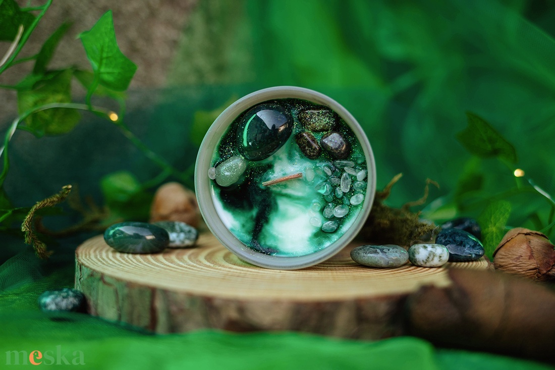 Gaia szójaviasz illatgyertya - otthon & életmód - gyertya, illat, aroma - gyertya - Meska.hu