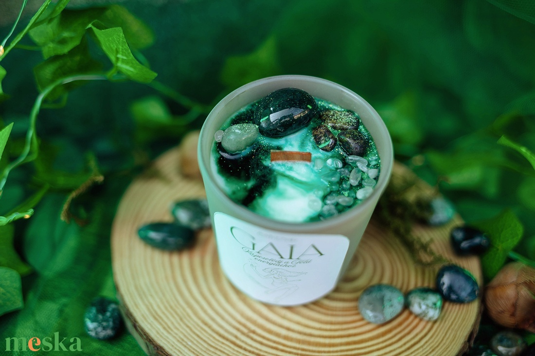 Gaia szójaviasz illatgyertya - otthon & életmód - gyertya, illat, aroma - gyertya - Meska.hu