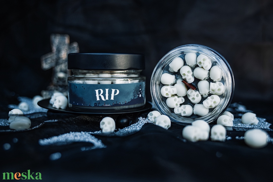 RIP szójaviasz illatgyertya - otthon & életmód - gyertya, illat, aroma - gyertya - Meska.hu