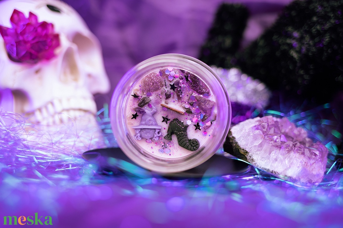 Witchy Bitchy szójaviasz illatgyertya - otthon & életmód - gyertya, illat, aroma - gyertya - Meska.hu
