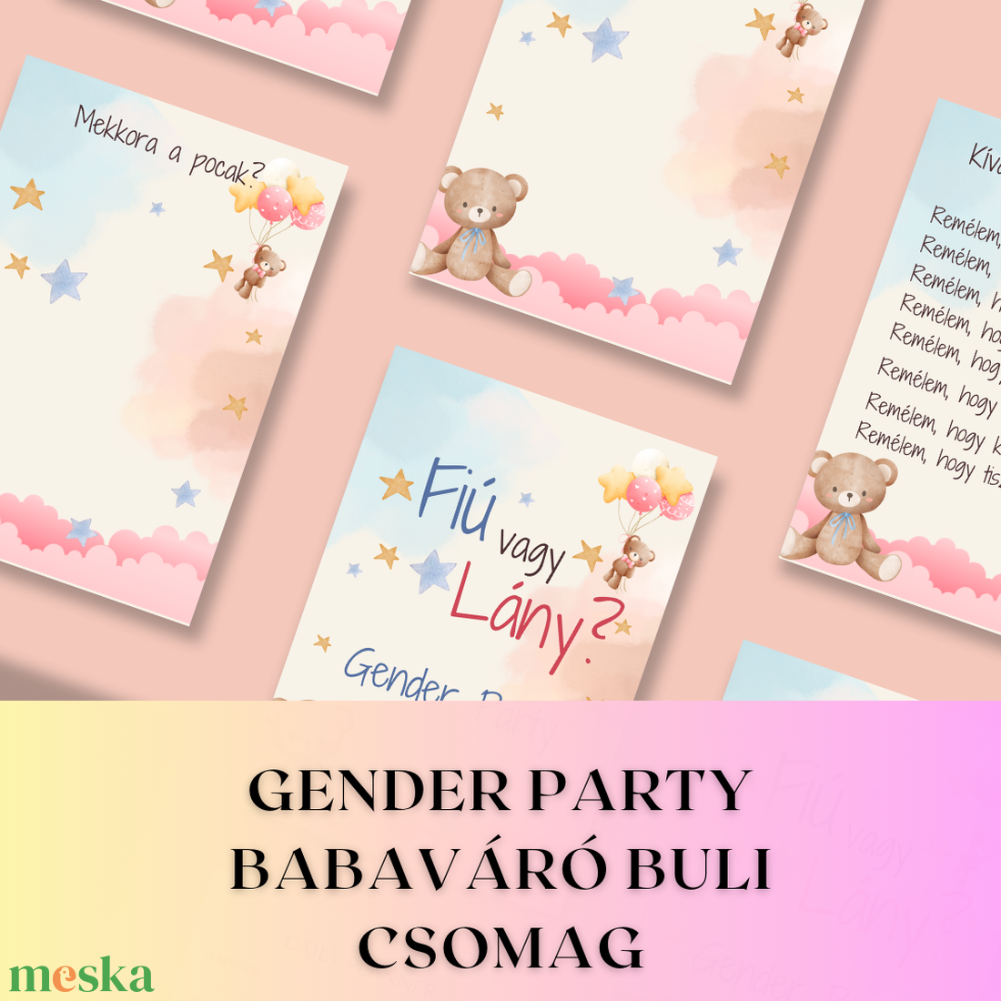 Babaváró buli csomag - művészet - grafika & illusztráció - digitális - Meska.hu Babaváró buli csomag - művészet - grafika & illusztráció - digitális - Meska.hu