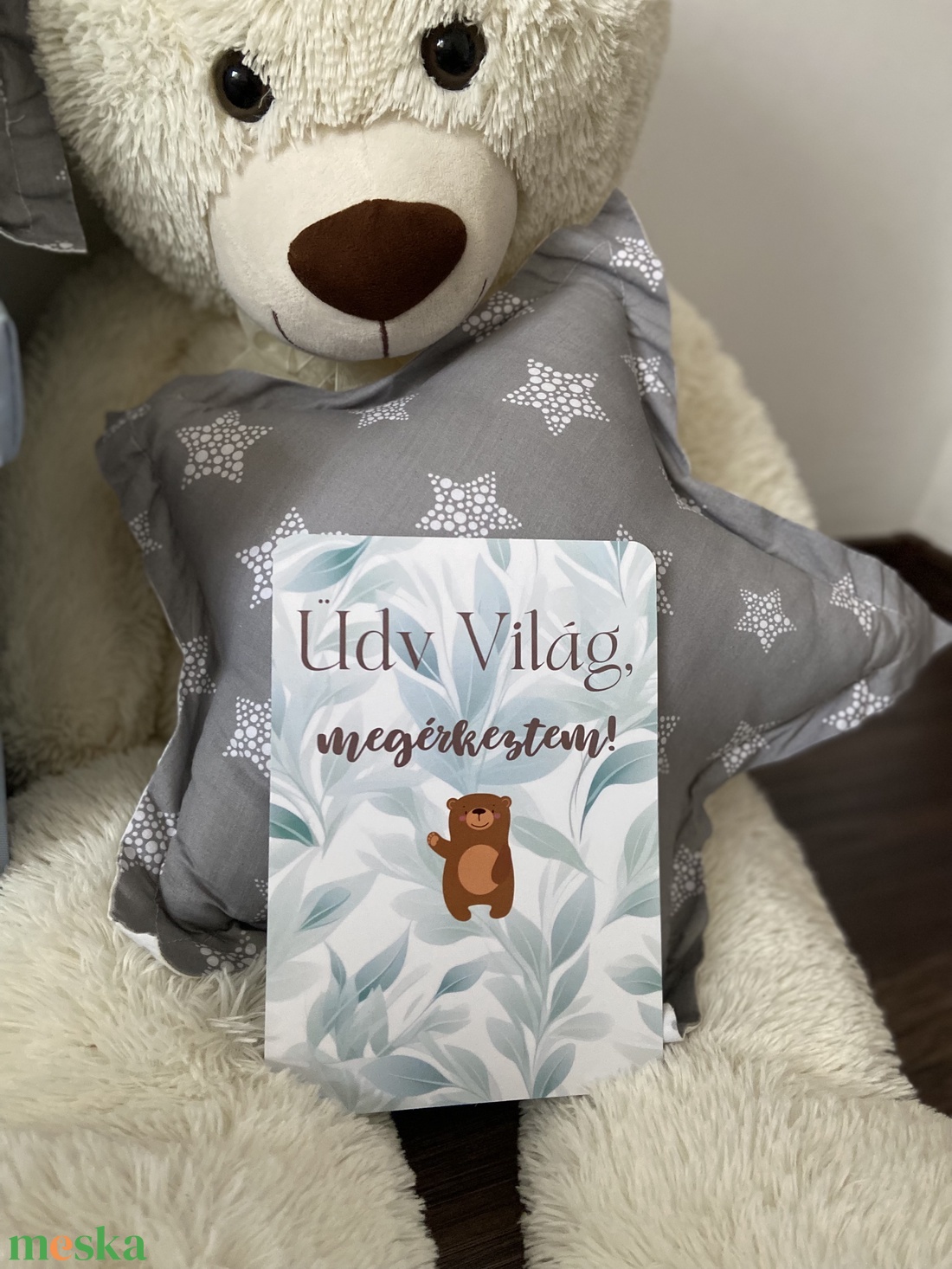 Baba Mérföldkő Kártya csomag - Beige-Zöld színben, A5 méret/Babaváró ajándék/Babaköszöntő ajándék - otthon & életmód - babaszoba, gyerekszoba - babaszoba dekoráció - Meska.hu