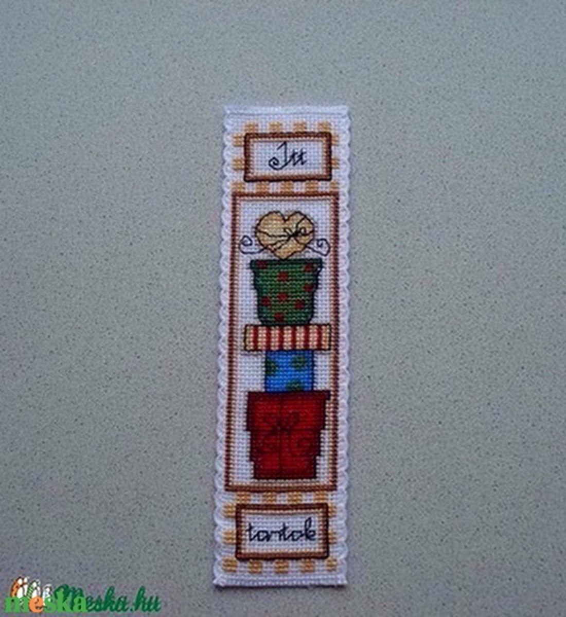 Karácsonyi könyvjelző - könyv & zene - könyvjelző - Meska.hu