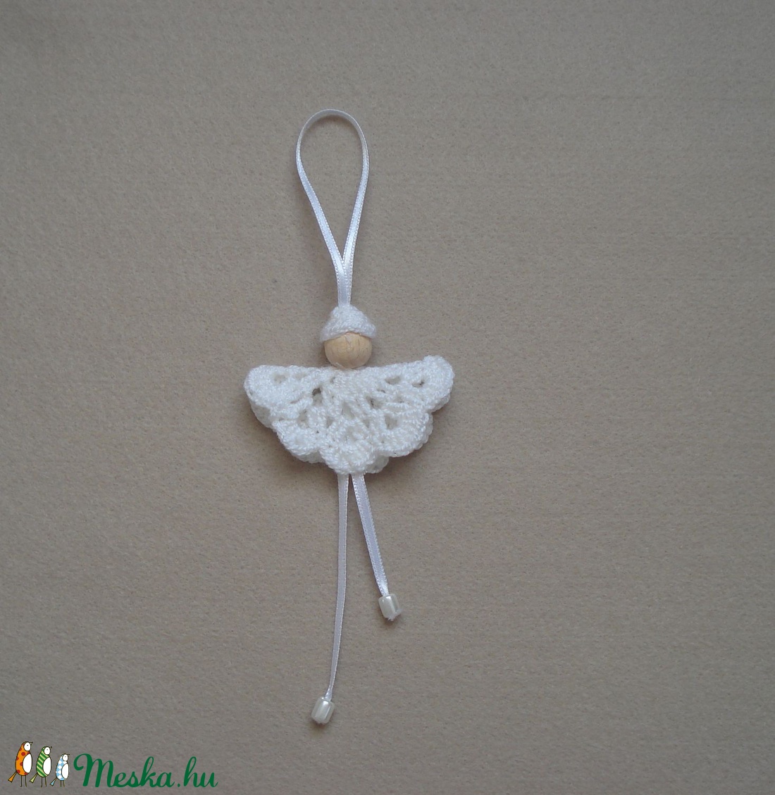 Horgolt angyalkák - 10 db -  - Meska.hu