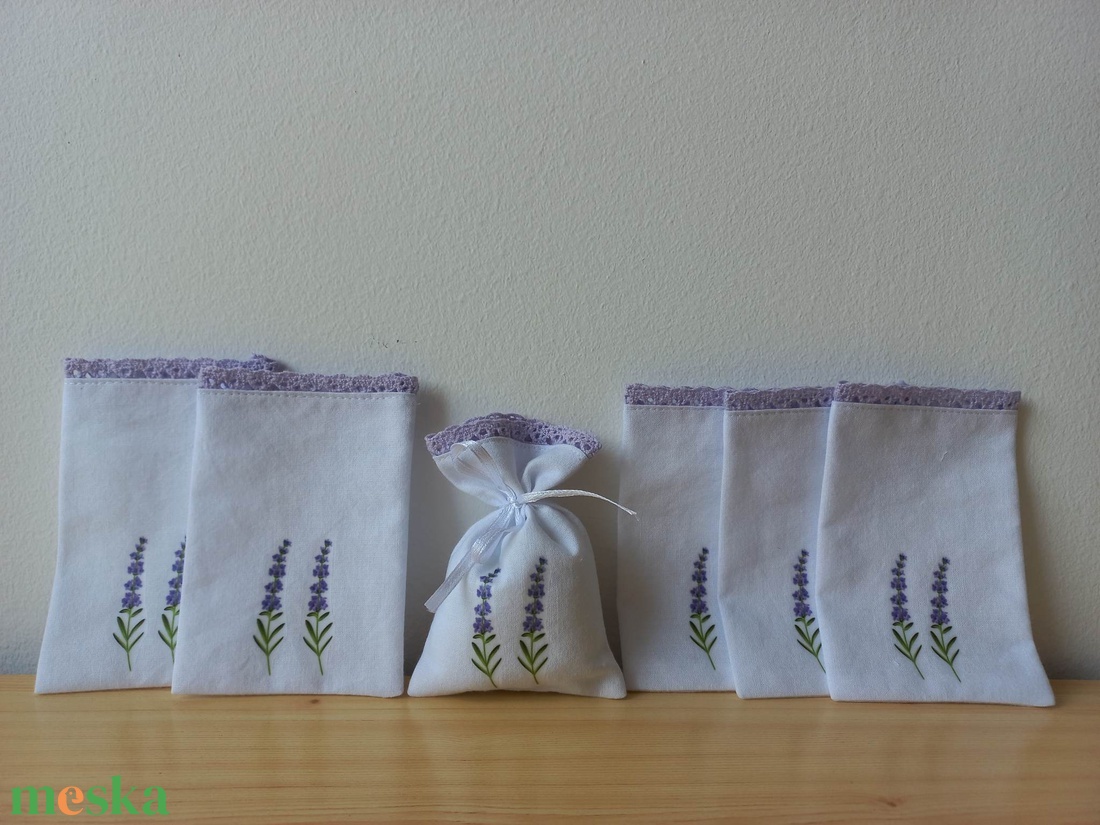 Üres levendulászsák - 6 db - otthon & életmód - gyertya, illat, aroma - illatzsák - Meska.hu