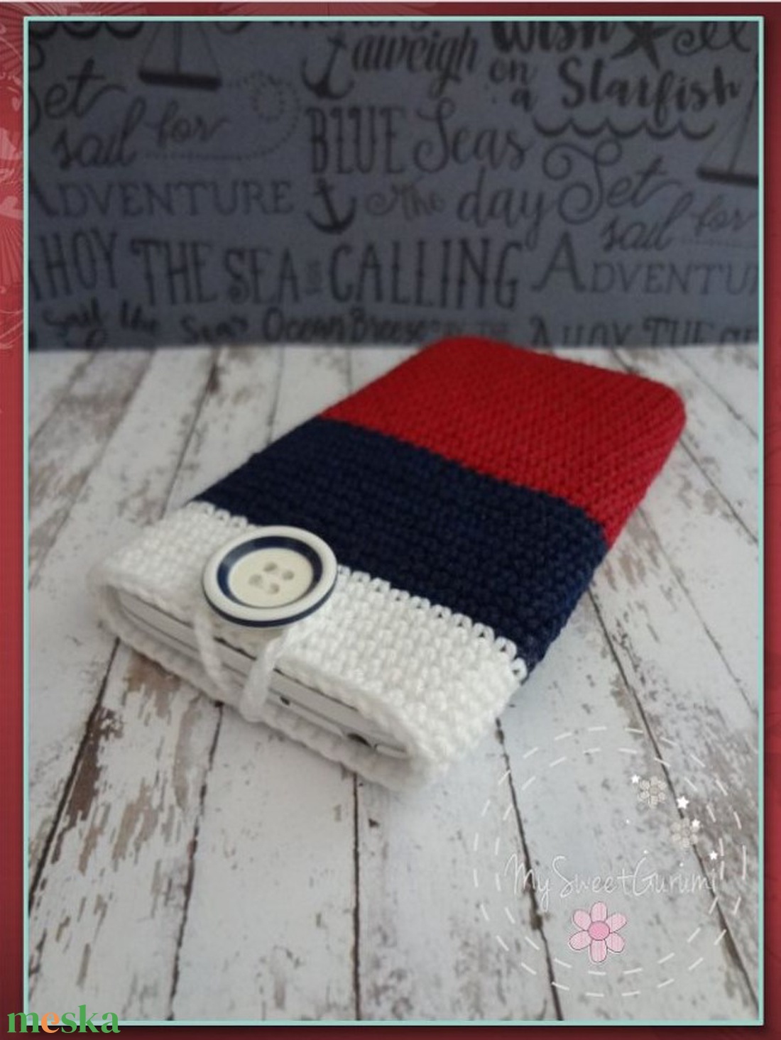 Sailor / Tengerész mobiltok - egyedi horgolt mobiltok - táska & tok - pénztárca & más tok - telefontok - Meska.hu Sailor / Tengerész mobiltok - egyedi horgolt mobiltok - táska & tok - pénztárca & más tok - telefontok - Meska.hu