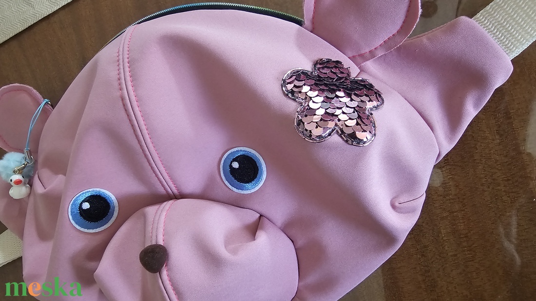 Rózsaszín teddybag - táska & tok - variálható táska - Meska.hu