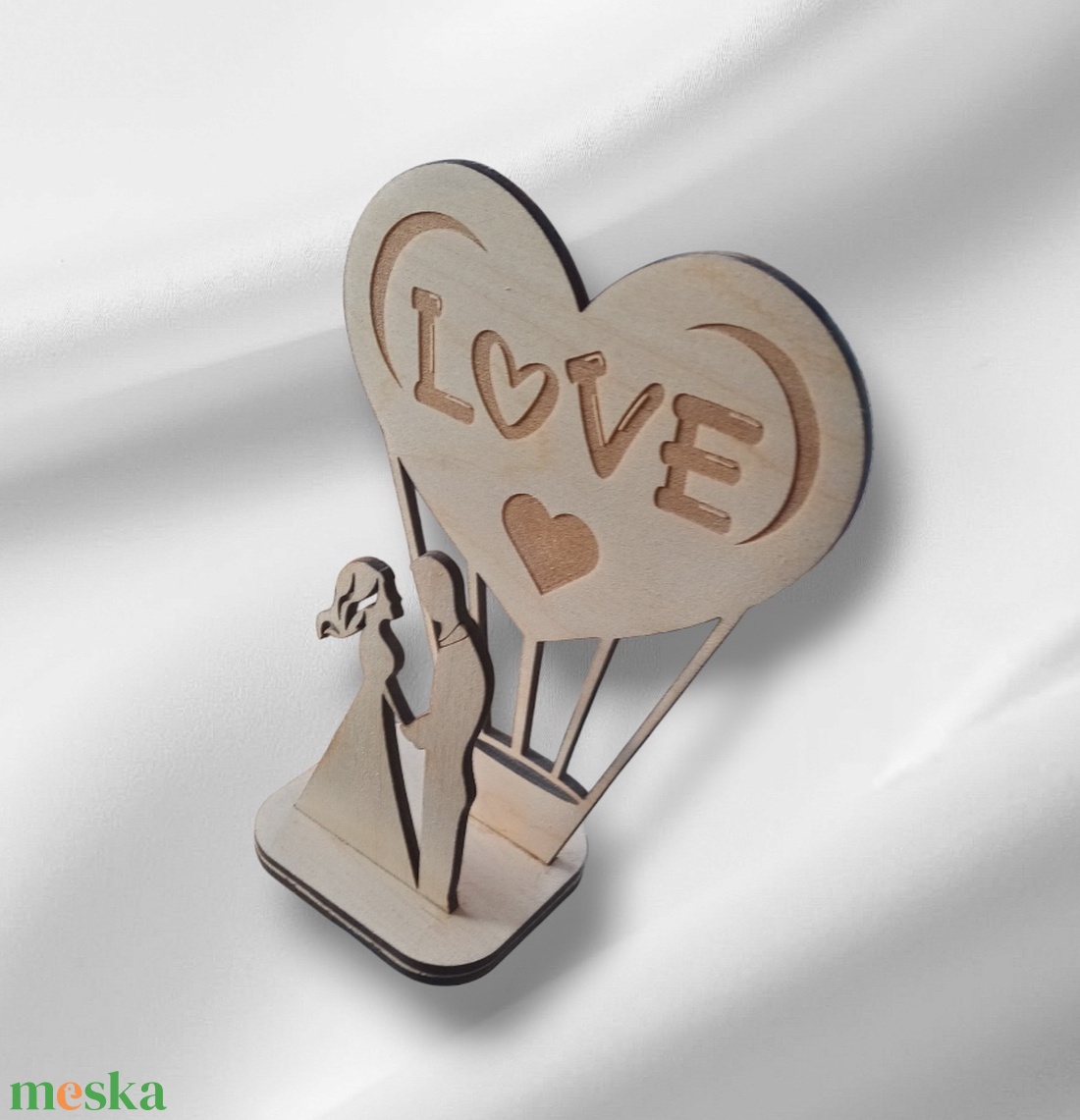 Szerelmes pár  - esküvő - dekoráció - asztaldísz - Meska.hu