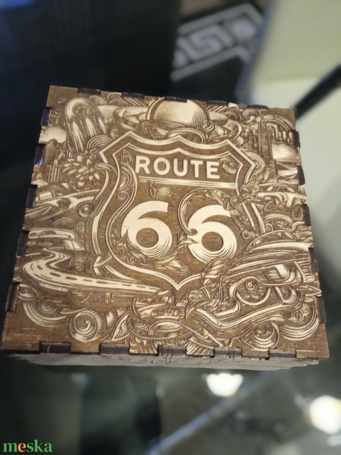 Route 66 fa díszdoboz - otthon & életmód - dekoráció - dísztárgy - Meska.hu Route 66 fa díszdoboz - otthon & életmód - dekoráció - dísztárgy - Meska.hu