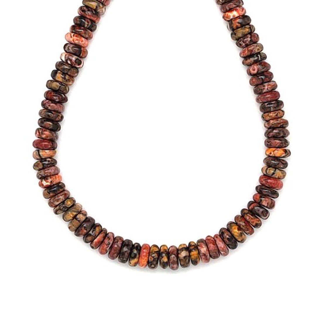 Jáspis leopárd korong 6,5x2mm  ékszerkészítő alapanyag (füzér) - kellékek & szerszámok - ásvány alapanyag - ásványfüzér - Meska.hu