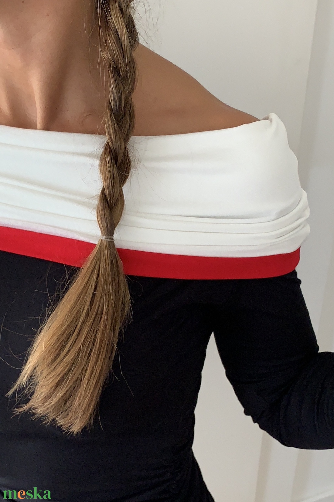 Vállra húzható ruha - ruha & divat - női ruha - ruha - Meska.hu