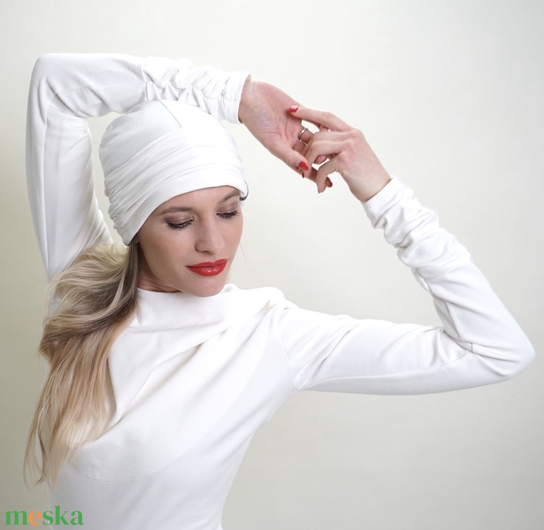 Női sapka - ruha & divat - sál, sapka, kendő - fejpánt - Meska.hu