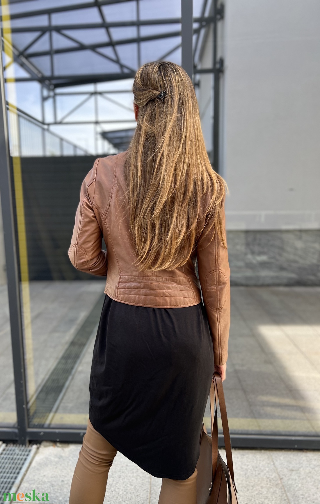 Bő fekete tunika - ruha & divat - női ruha - tunika - Meska.hu