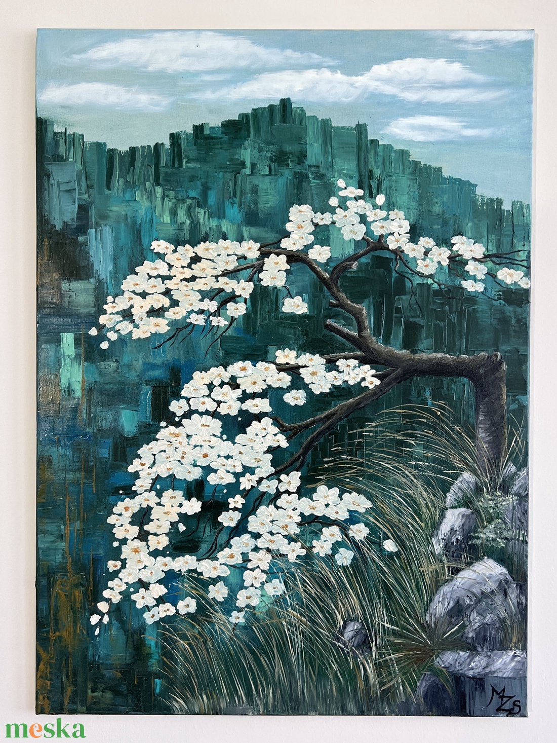 Bonsai I. � eredeti olajfestmény, Ayle Art - művészet - festmény - olajfestmény - Meska.hu