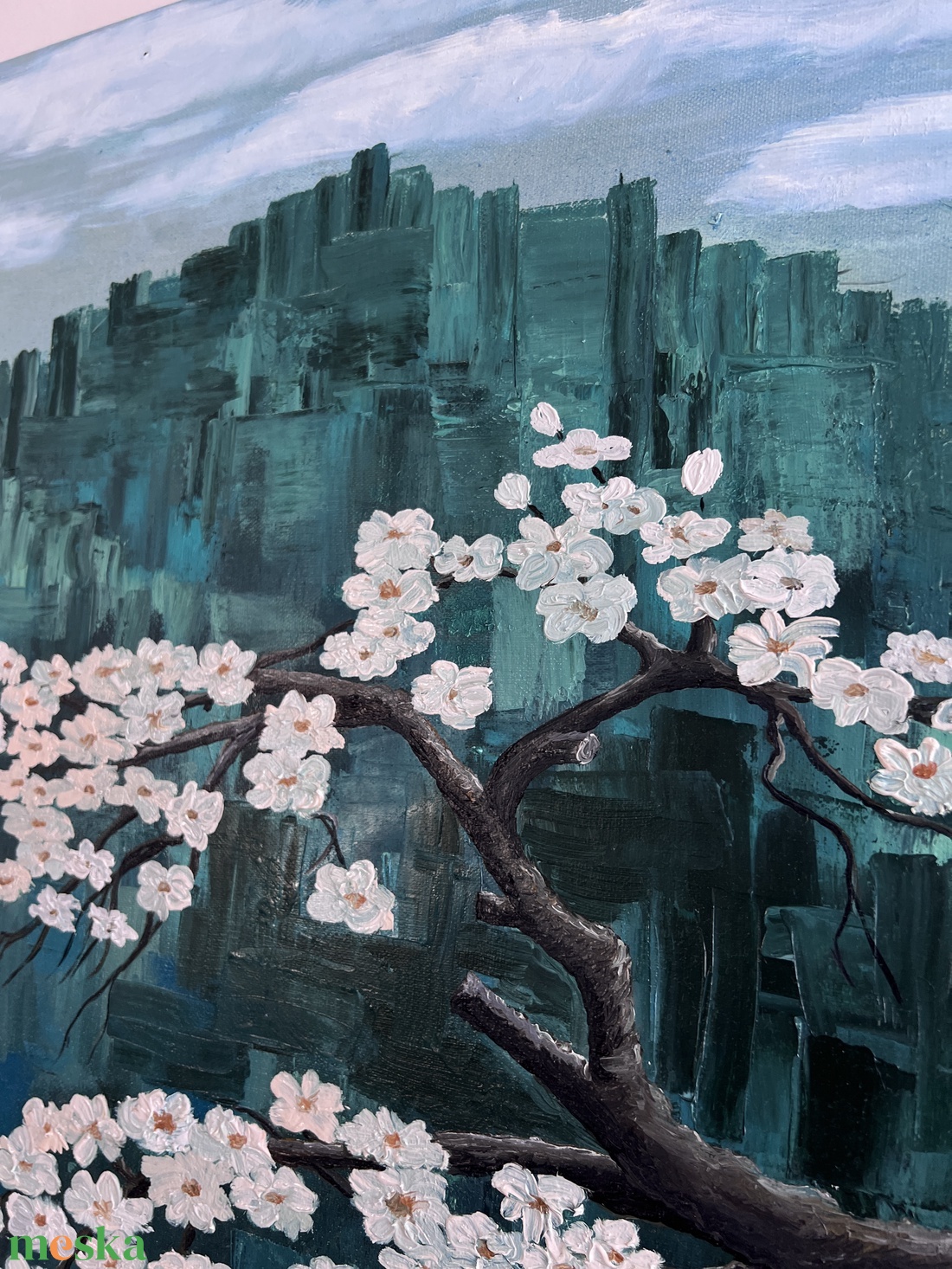 Bonsai I. � eredeti olajfestmény, Ayle Art - művészet - festmény - olajfestmény - Meska.hu