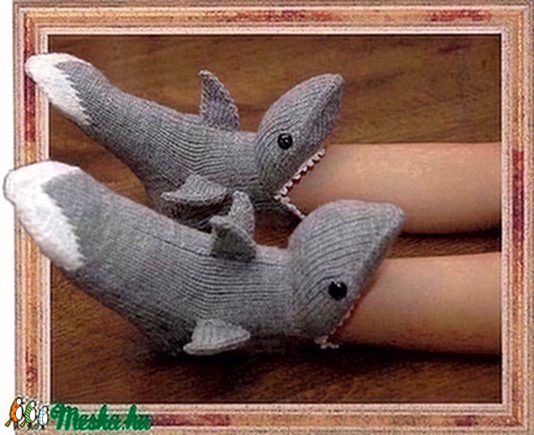 Cápa zokni -  - Meska.hu