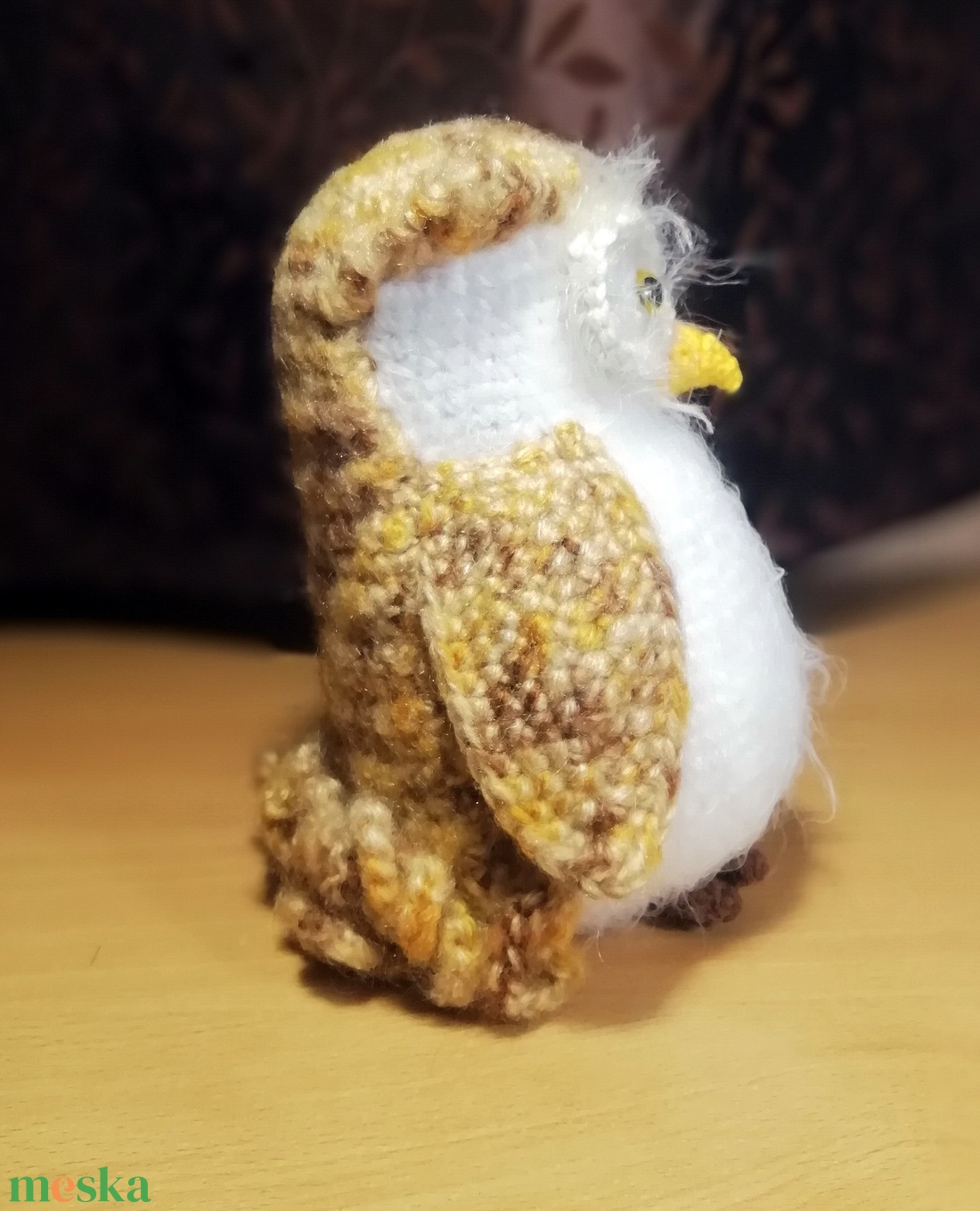 Horgolt bagoly - játék & sport - plüssállat & játékfigura - bagoly - Meska.hu