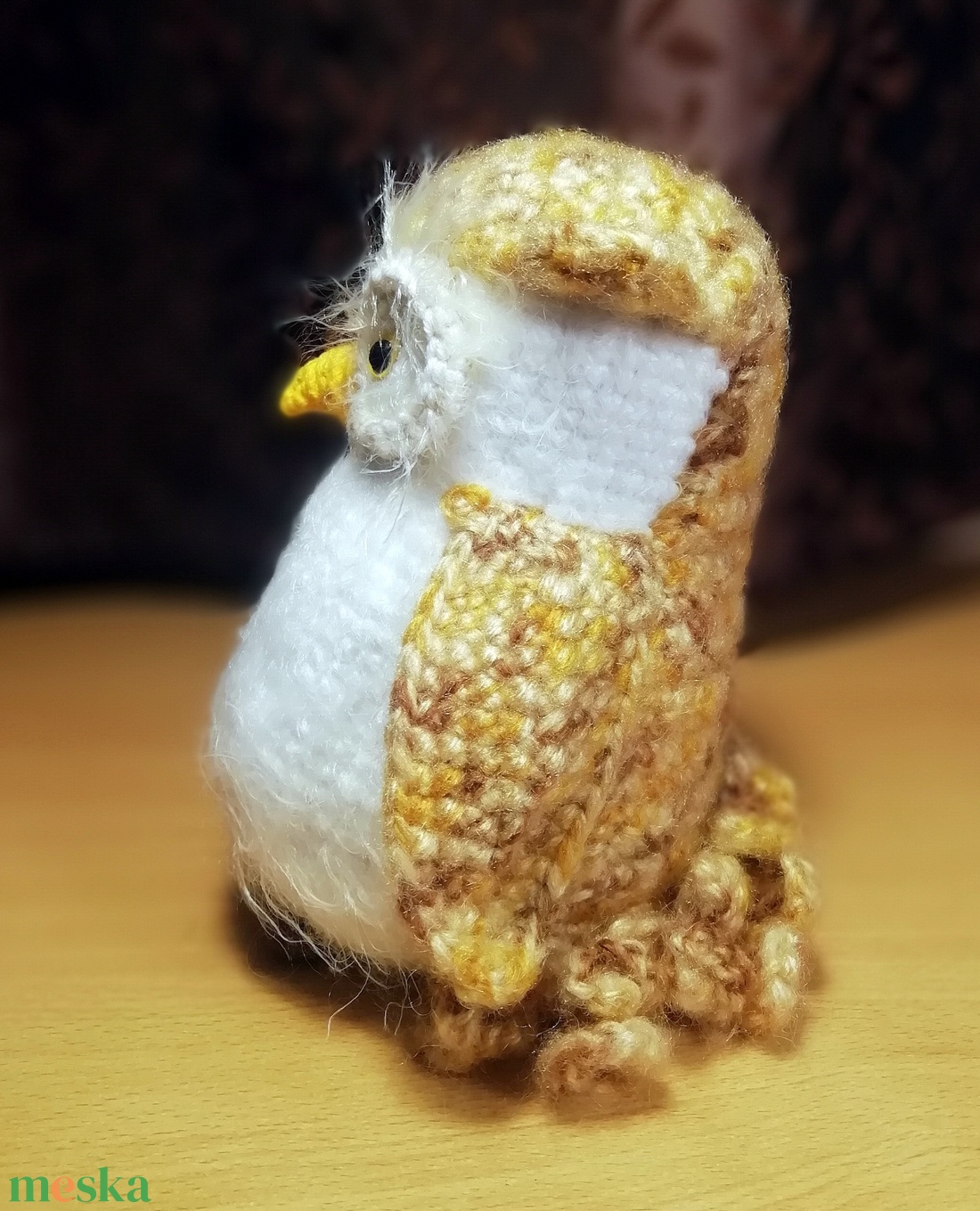 Horgolt bagoly - játék & sport - plüssállat & játékfigura - bagoly - Meska.hu