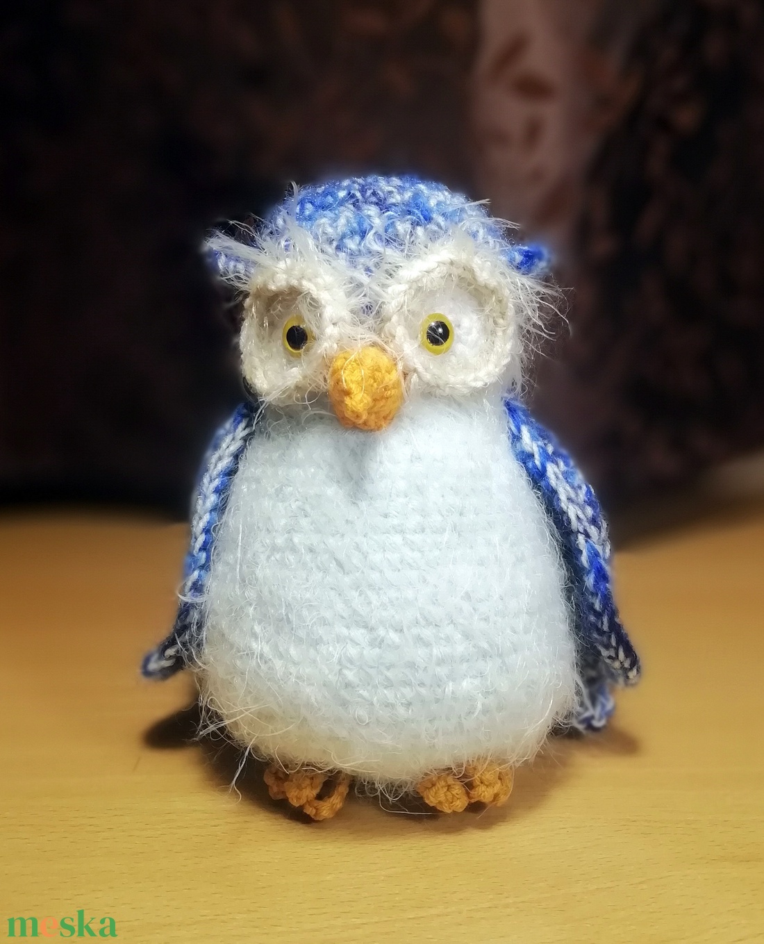 Horgolt bagoly - játék & sport - plüssállat & játékfigura - bagoly - Meska.hu