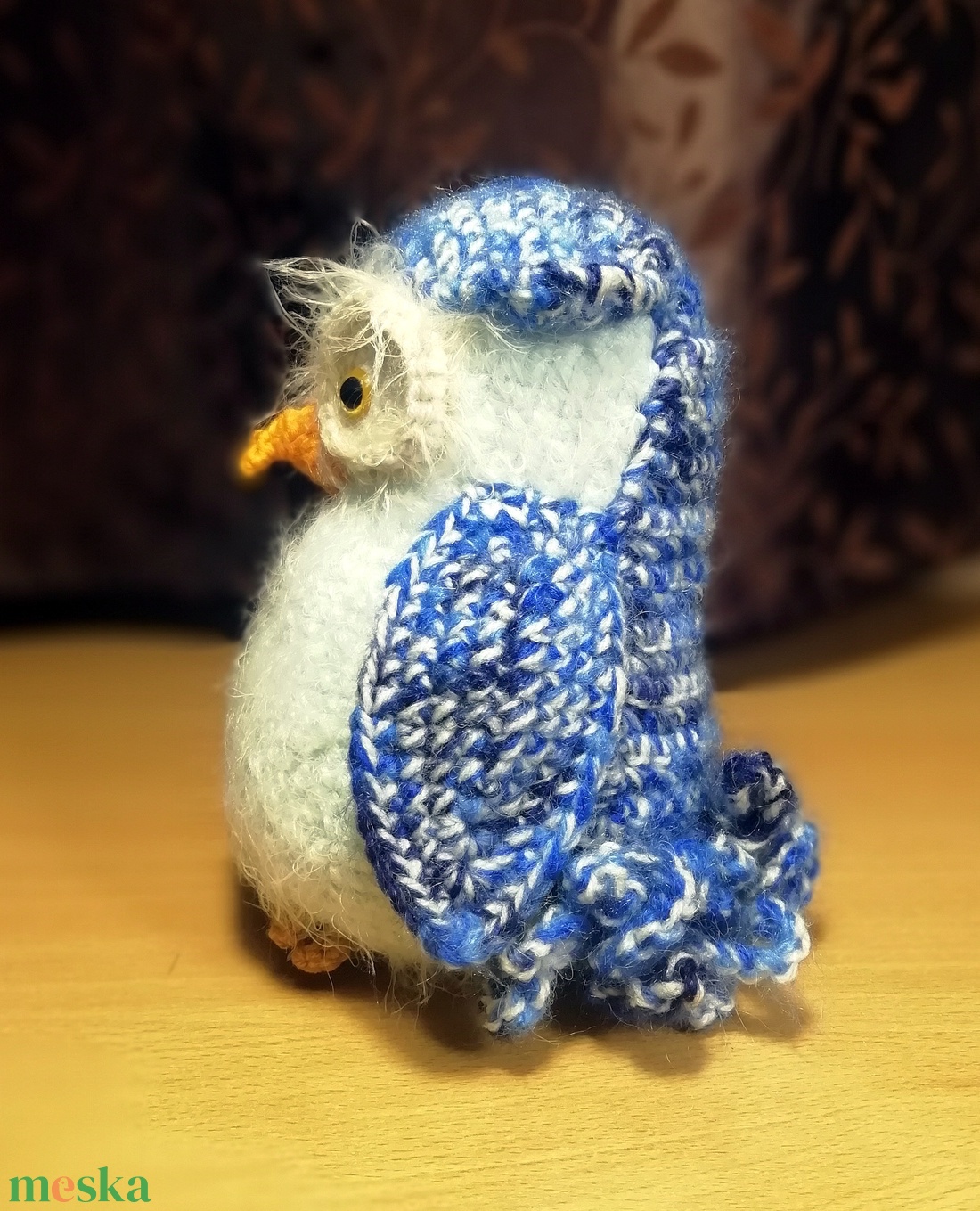 Horgolt bagoly - játék & sport - plüssállat & játékfigura - bagoly - Meska.hu