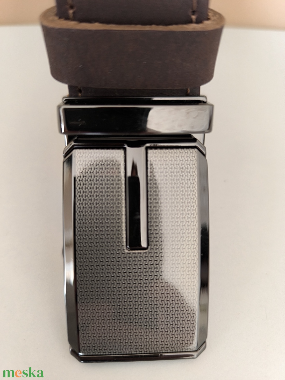 Automata csatos bőr öv.  - ruha & divat - öv & övcsat - öv - Meska.hu