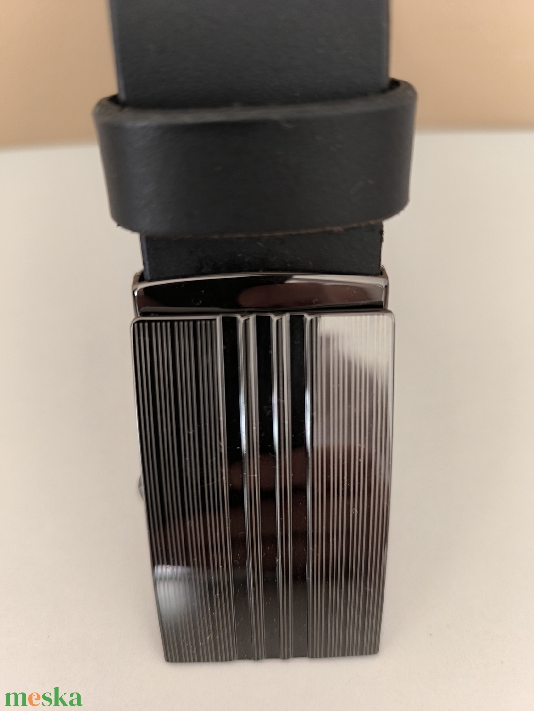 Automata csatos bőr öv.  - ruha & divat - öv & övcsat - öv - Meska.hu