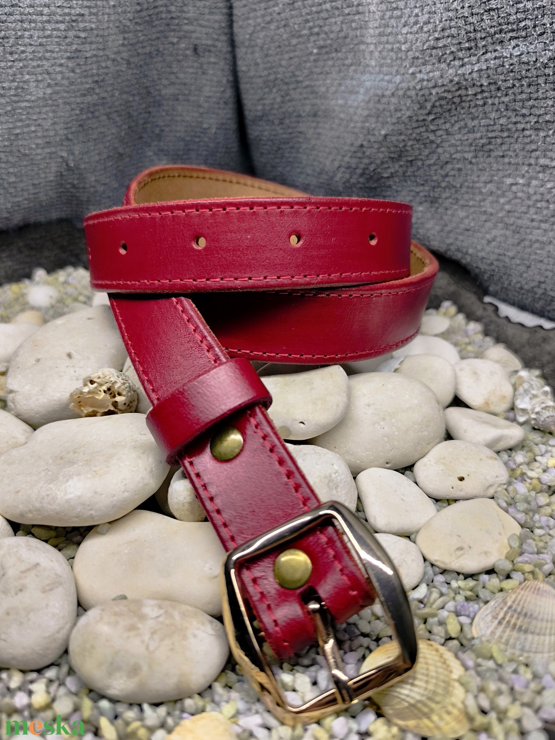 Női színes marhabőr öv. - ruha & divat - öv & övcsat - öv - Meska.hu