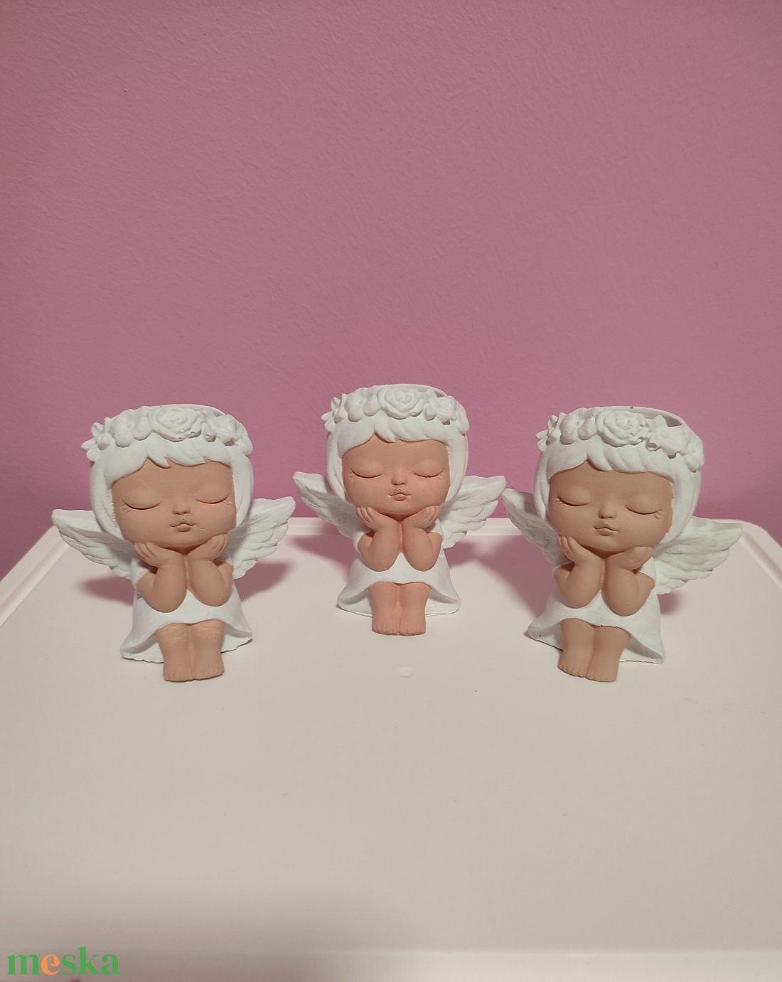 Angyalka szobrok - otthon & életmód - vallás - temetkezési tárgy - sírdísz, kegyeleti dísz - Meska.hu