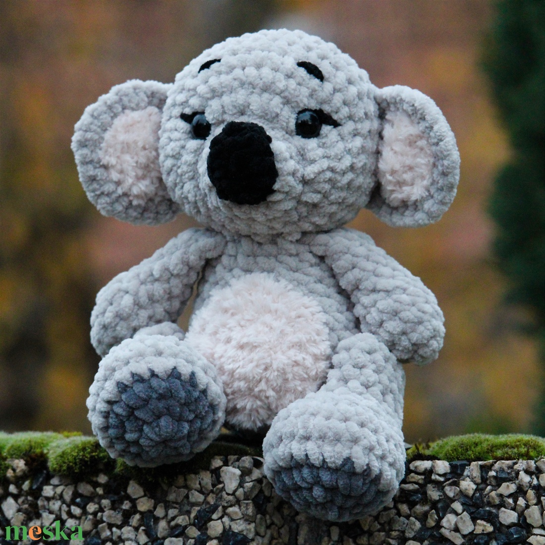 Horgolt koala plüss - játék & sport - plüssállat & játékfigura - más figura - Meska.hu