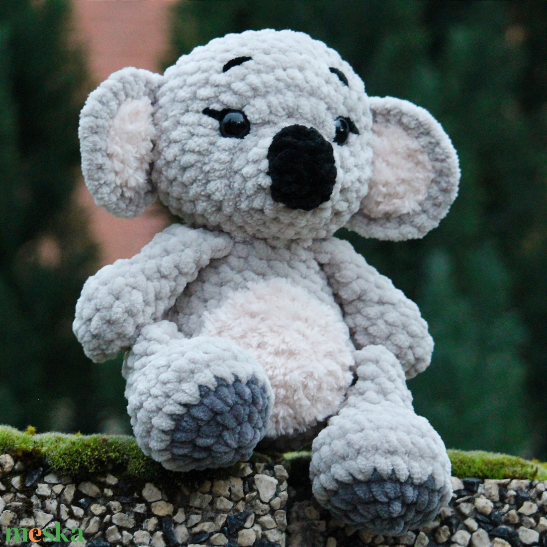 Horgolt koala plüss - játék & sport - plüssállat & játékfigura - más figura - Meska.hu