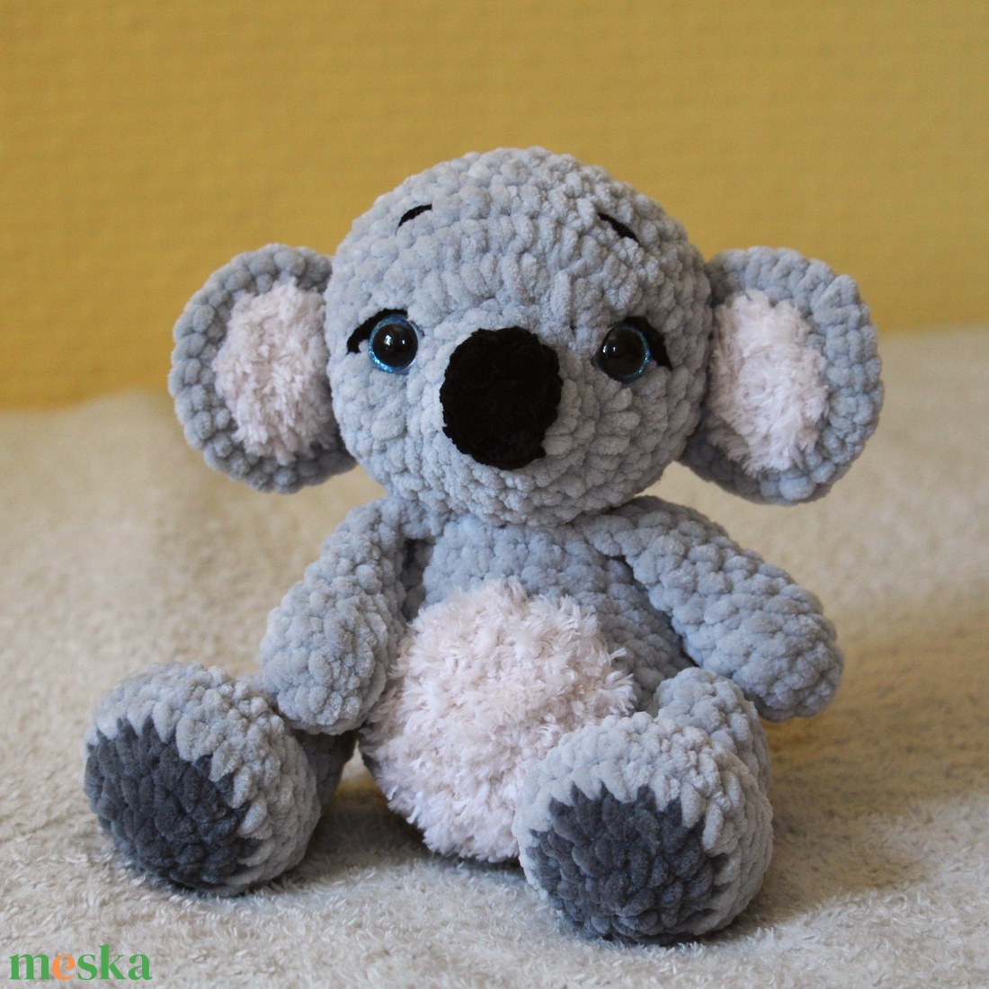 Horgolt koala plüss - játék & sport - plüssállat & játékfigura - más figura - Meska.hu