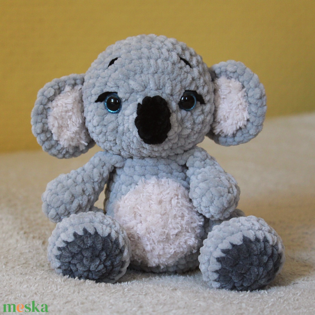 Horgolt koala plüss - játék & sport - plüssállat & játékfigura - más figura - Meska.hu