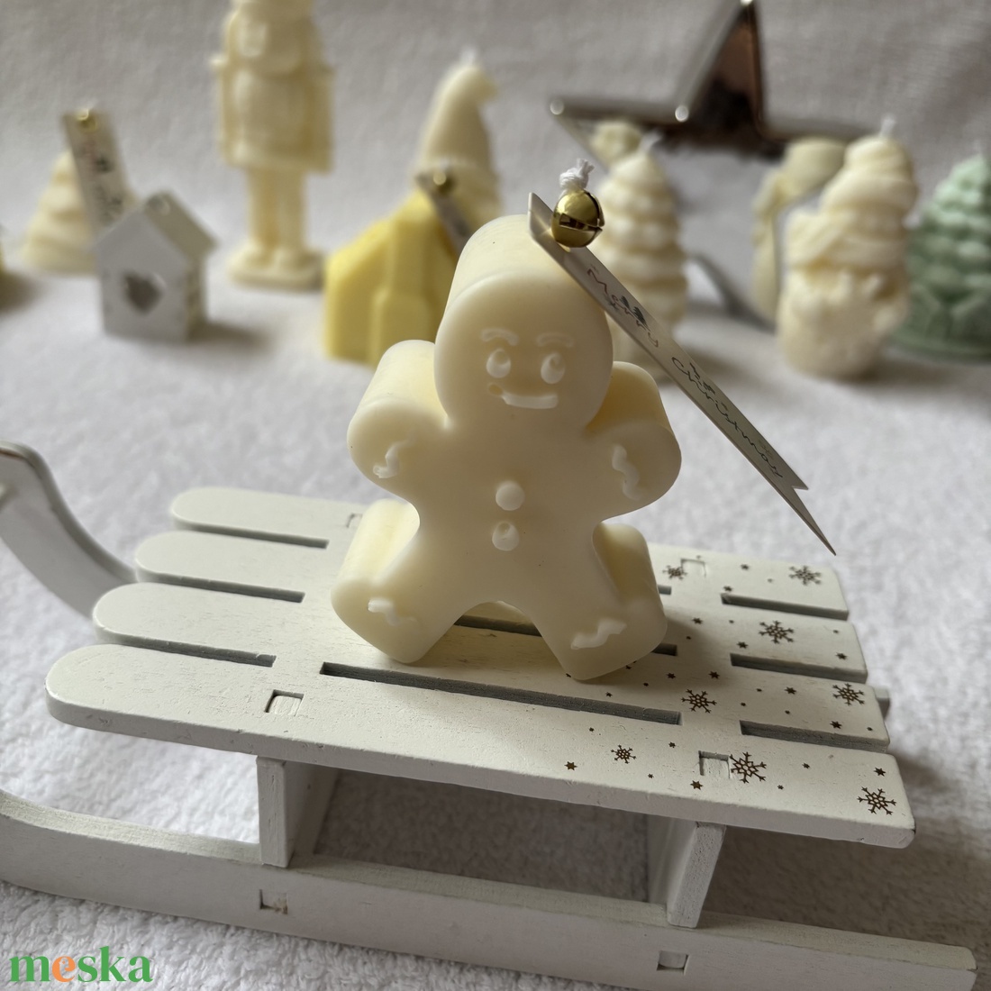 Téli Csodaország  natúr karácsonyi gyertya szett ajándékdobozban - karácsony - karácsonyi lakásdekoráció - karácsonyi illatgyertya, mécses - Meska.hu