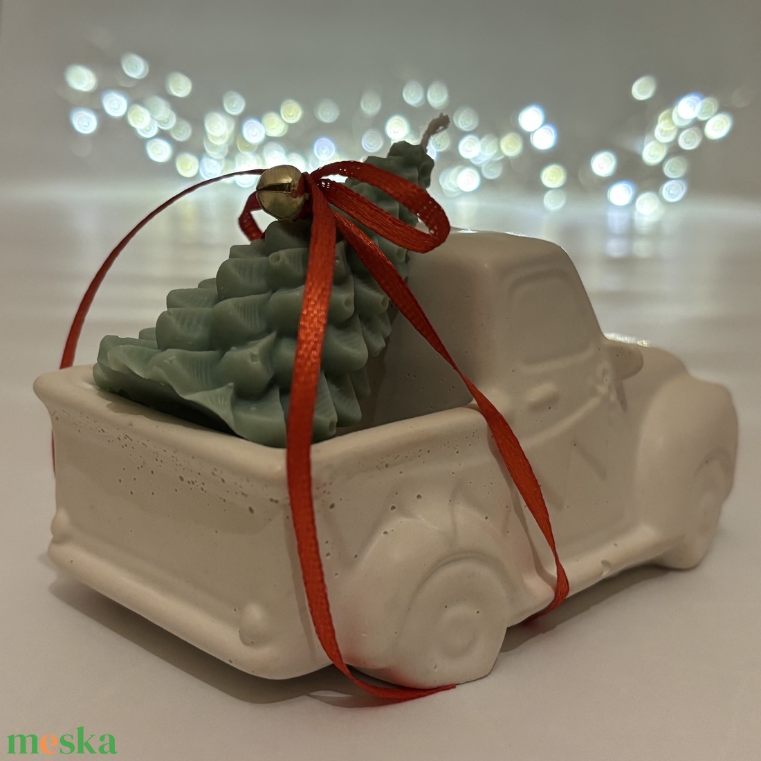 Hazaviszi a karácsonyt  - karácsony - karácsonyi lakásdekoráció - karácsonyi illatgyertya, mécses - Meska.hu