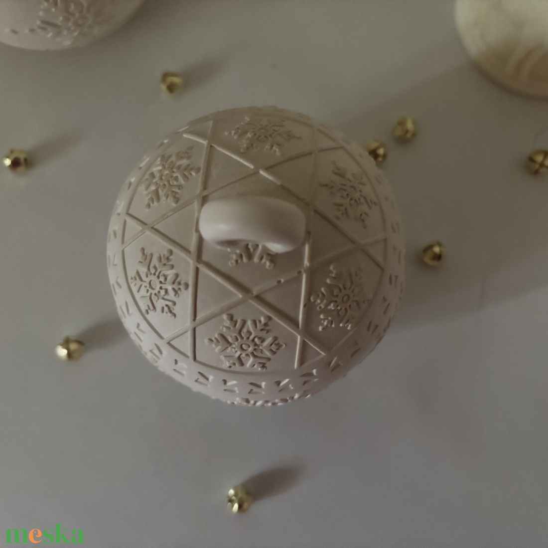 Kézzel készült kerámia tégely  gömb gyertyához / dekor tálként is - otthon & életmód - gyertya, illat, aroma - gyertyatartó - Meska.hu