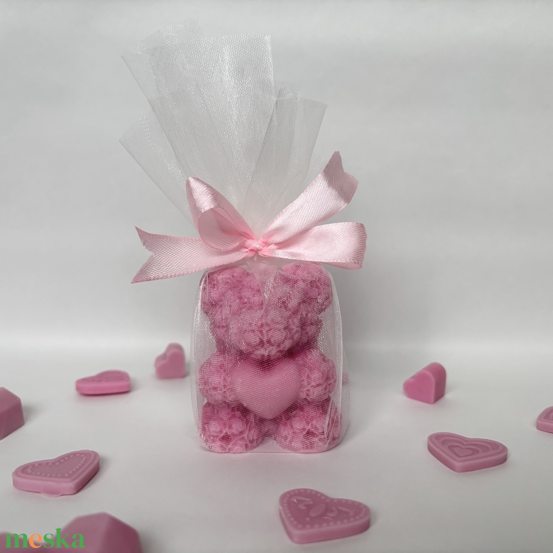 Rózsamaci gyertya � romantikus, kézzel készült ajándék  - otthon & életmód - gyertya, illat, aroma - gyertya - Meska.hu