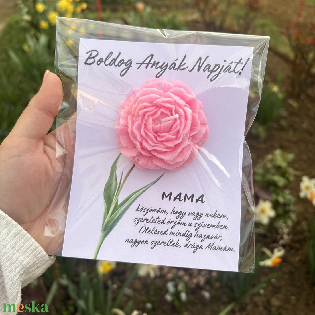 Anyák Napi Gyertya - otthon & életmód - gyertya, illat, aroma - gyertya - Meska.hu