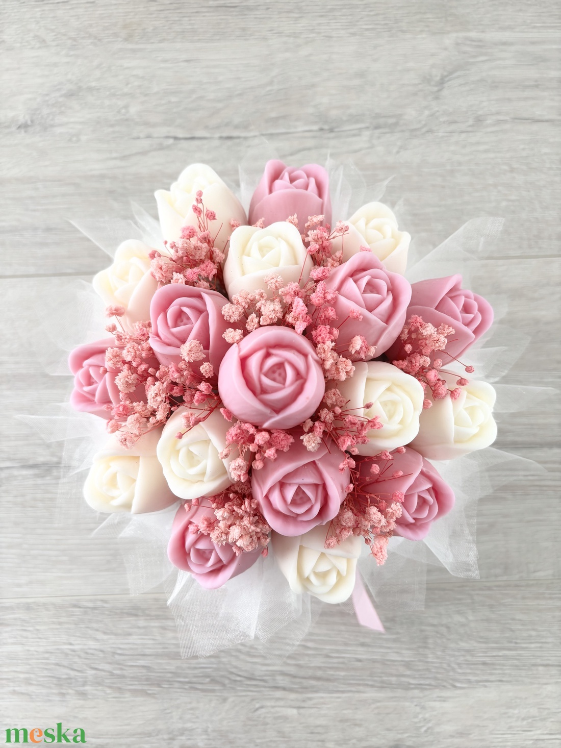 Illatos tulipán box szója viaszból � elegáns virágdoboz ajándék - otthon & életmód - gyertya, illat, aroma - illatviasz - Meska.hu