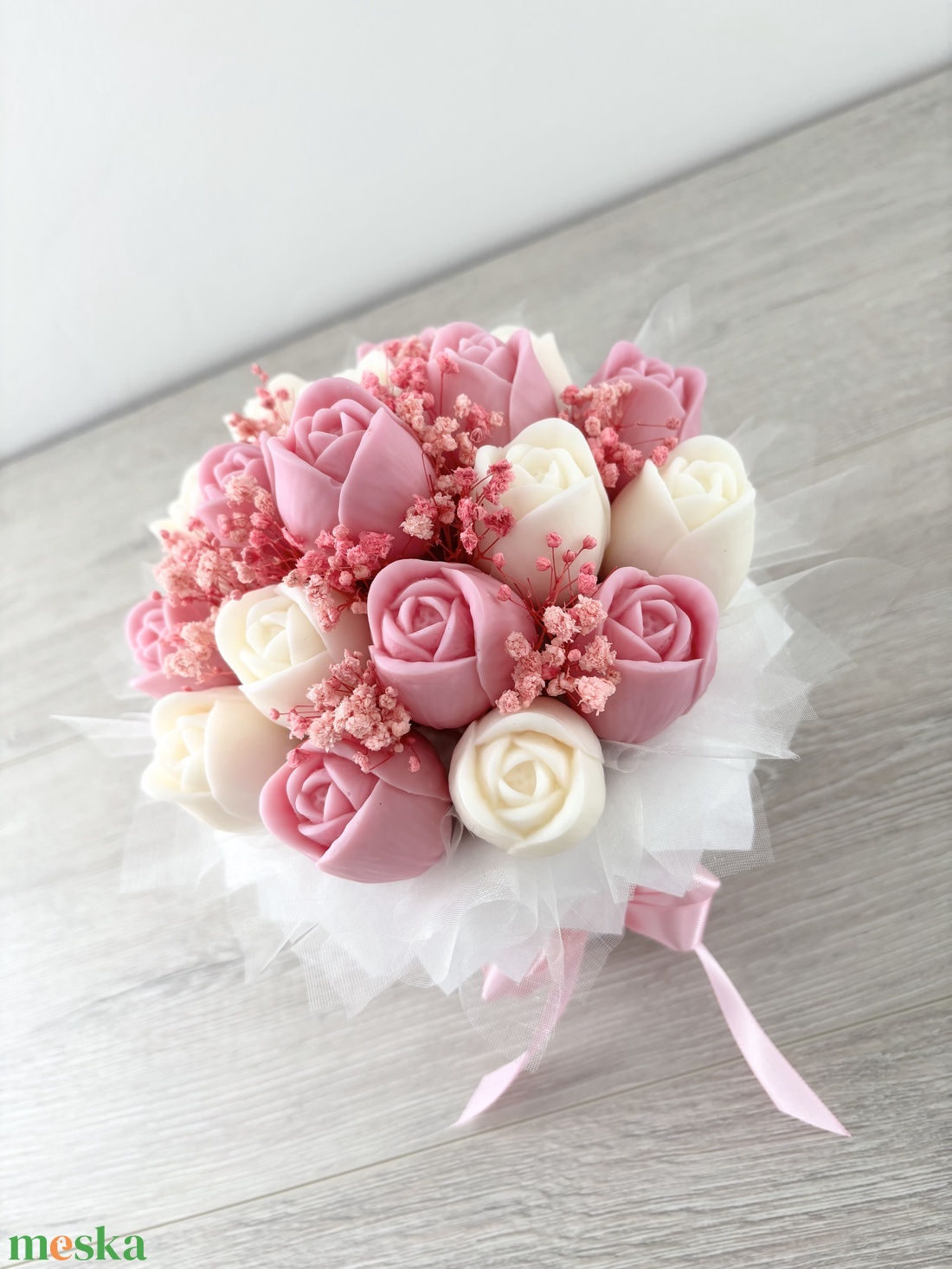 Illatos tulipán box szója viaszból � elegáns virágdoboz ajándék - otthon & életmód - gyertya, illat, aroma - illatviasz - Meska.hu