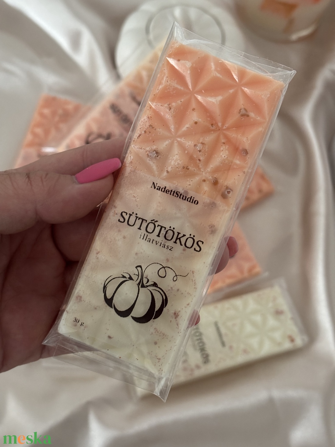 �� Sütőtök illatviasz � az ősz kedvenc illata �� - otthon & életmód - gyertya, illat, aroma - illatviasz - Meska.hu