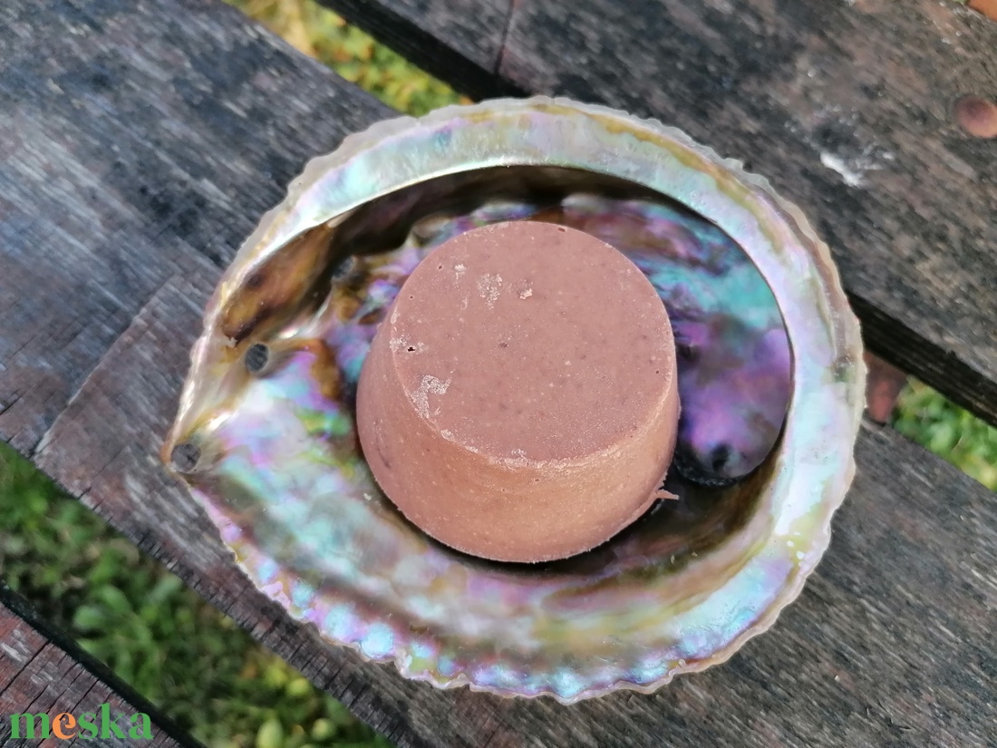 Teafaolajos kecsketejszappan vörösagyaggal 95 gr - szépségápolás - szappan & fürdés - kézműves szappan - Meska.hu